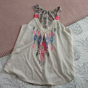 Flowy Aztec/Boho tank